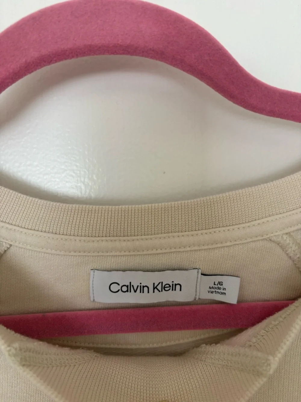 Calvin Klein Oversized Neutral Crewneck Sweatshirt